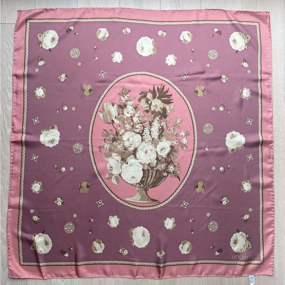 Vintage Emanuel Ungaro Silk Scarf Foulard
